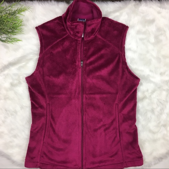 Patagonia Jackets & Blazers - Patagonia fleece vest. Medium. Burgundy.